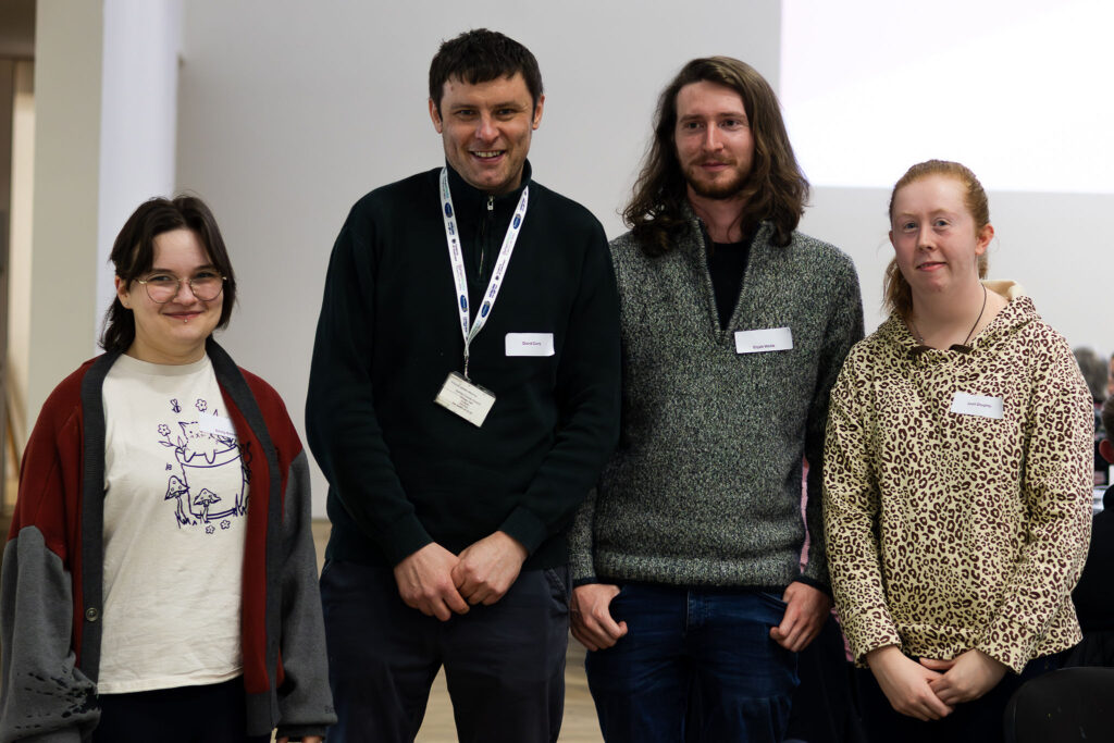 David Curry and the 'Fab 3' from the DurhamWorks Youth Forum