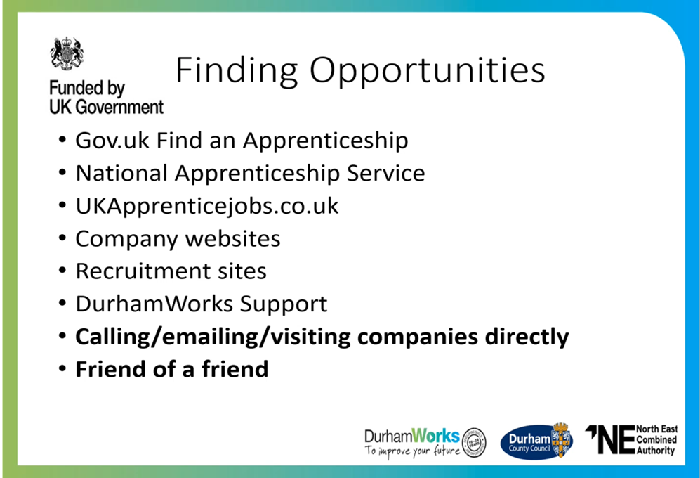 Apprenticeship webinar slide